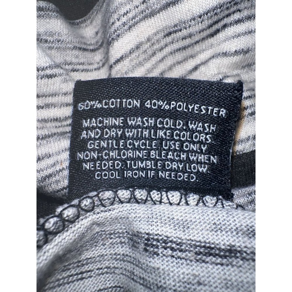 OT Revolution Shirt Mens Size XL Black Gray Heathered Stripe - Picture 5 of 6